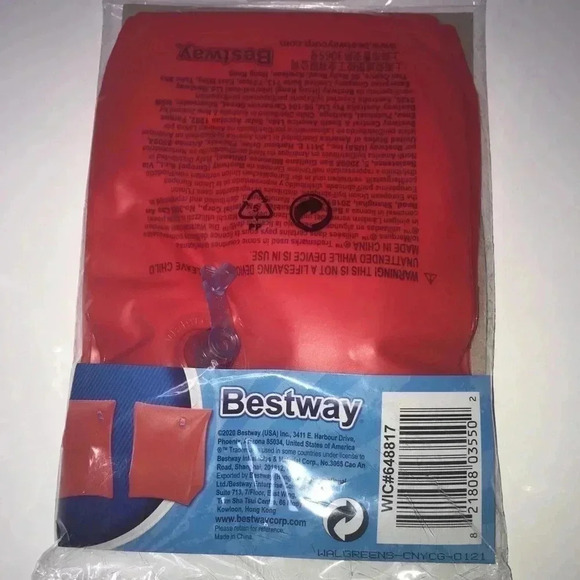 H20 Go! 3-6 Years Armbands in Red. New in Package - Picture 2 of 2